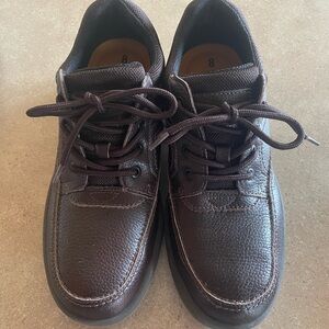 Earth Spirit Dark Brown Leather Oxfords